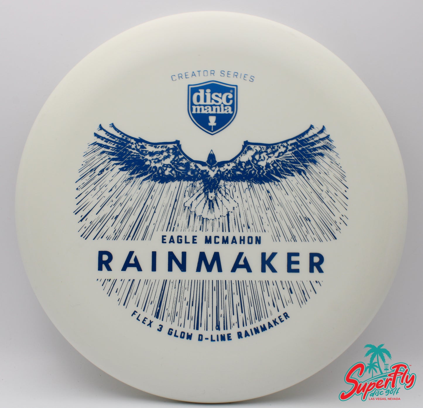 Discmania Eagle McMahon Creator Series Glow D-Line Rainmaker (FLEX 3)